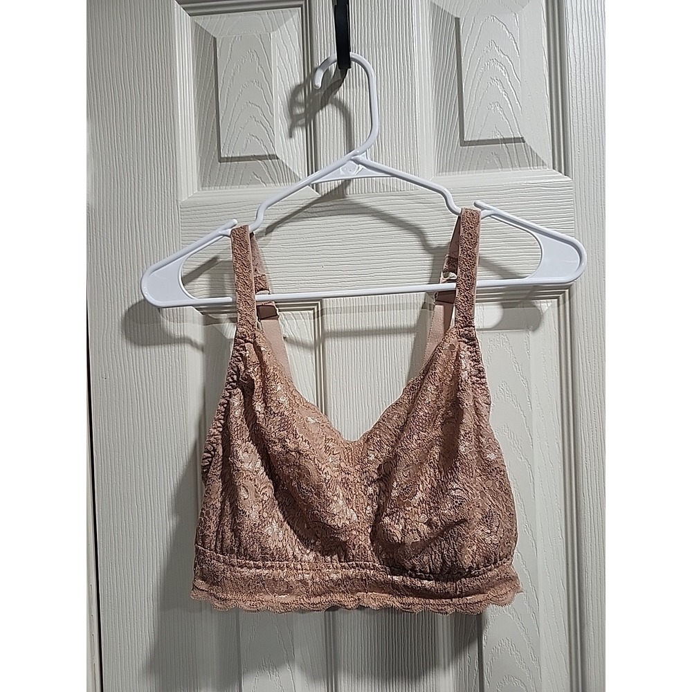 Cosabella  Never Say Never Sweetie Soft Bra Bralette Mandorla Nude L